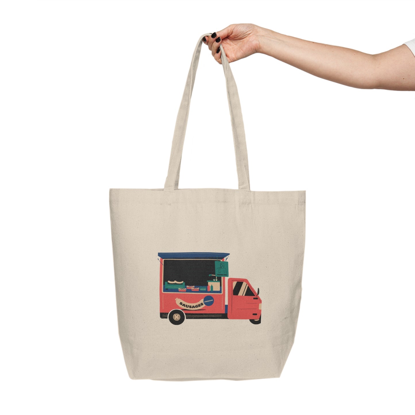 Solid Start Canvas Shopping Tote ๐
