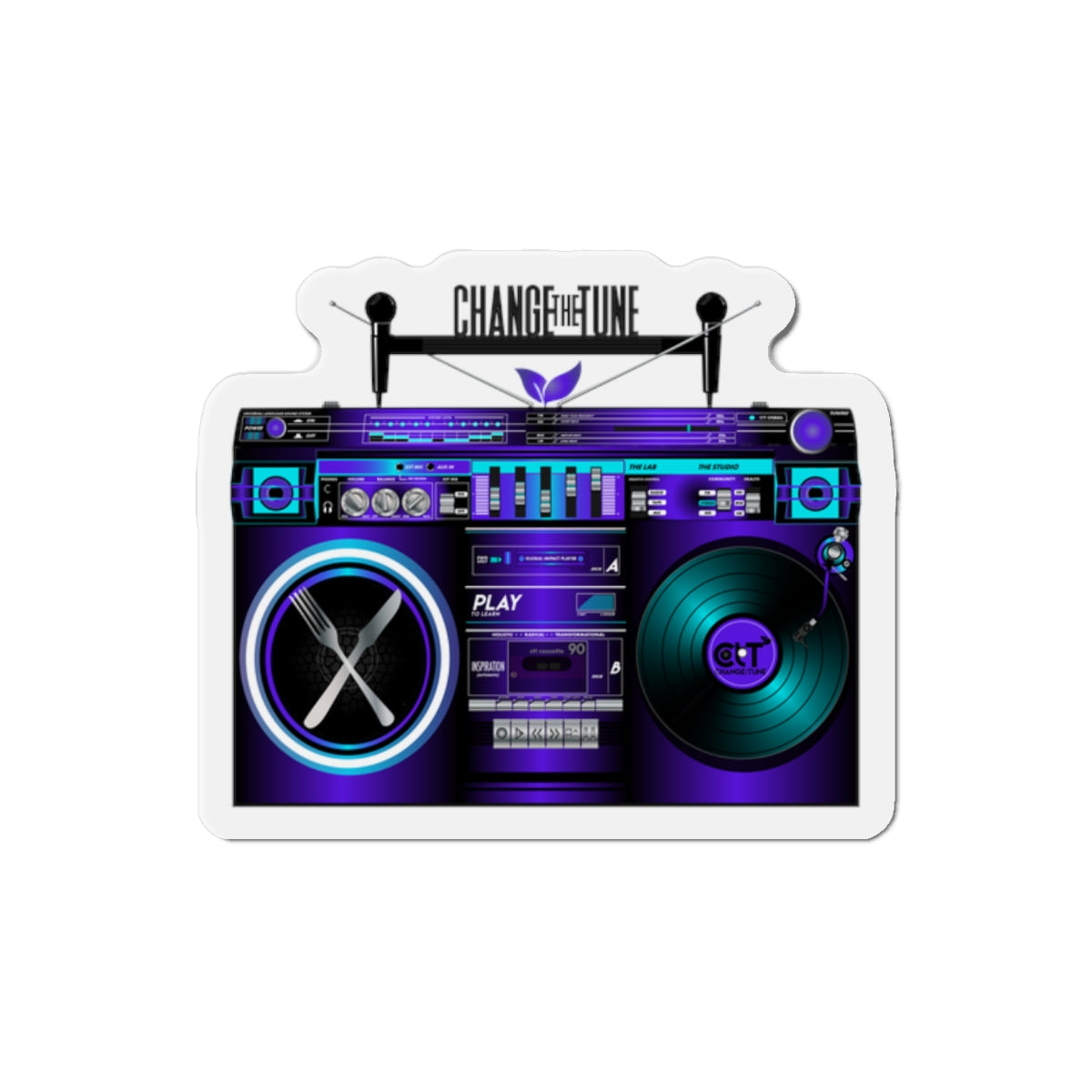 Purple Movement 2.0 Magnet