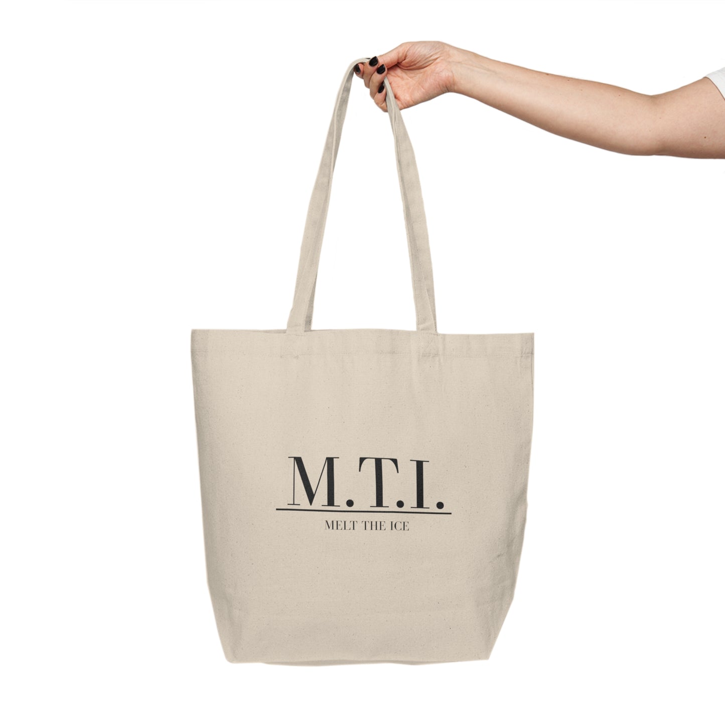 M.T.I. Canvas Shopping Tote