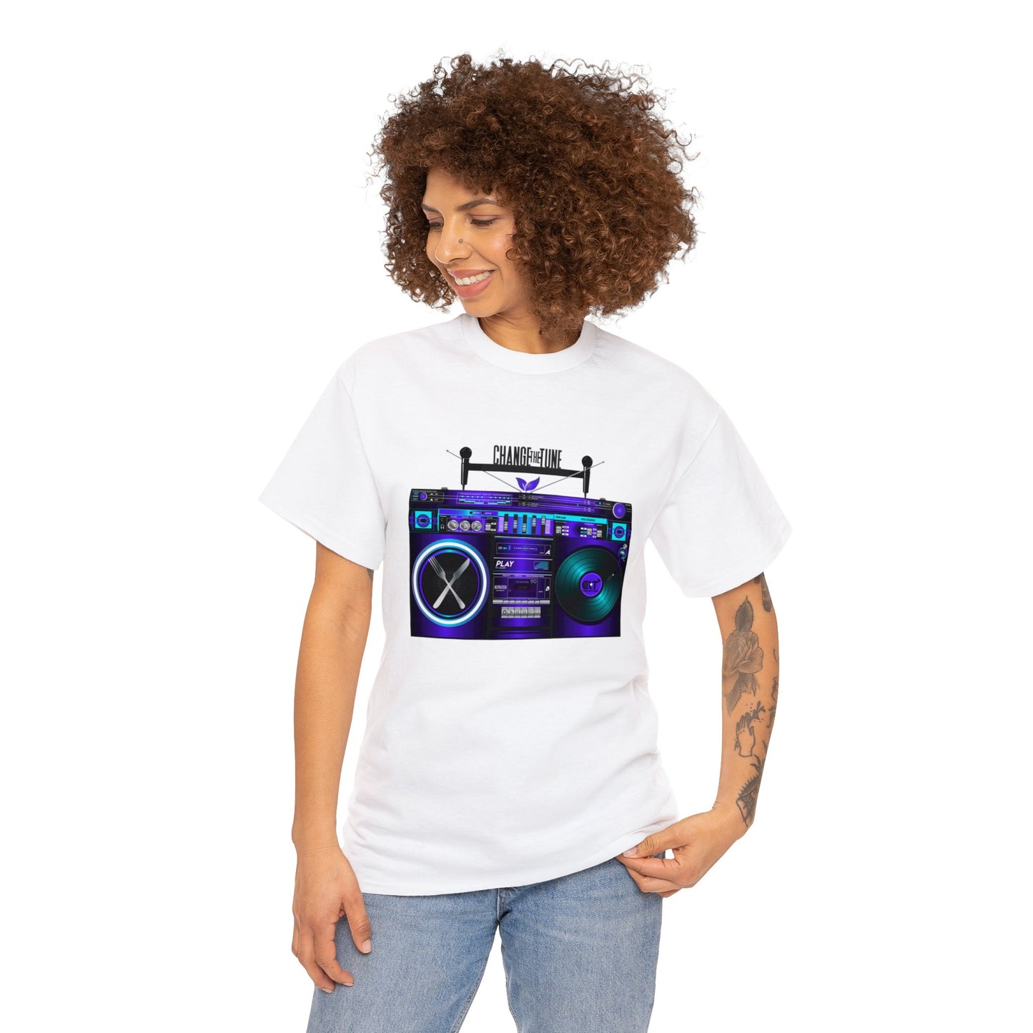 Movement 2.0 Tee : Purple Logo