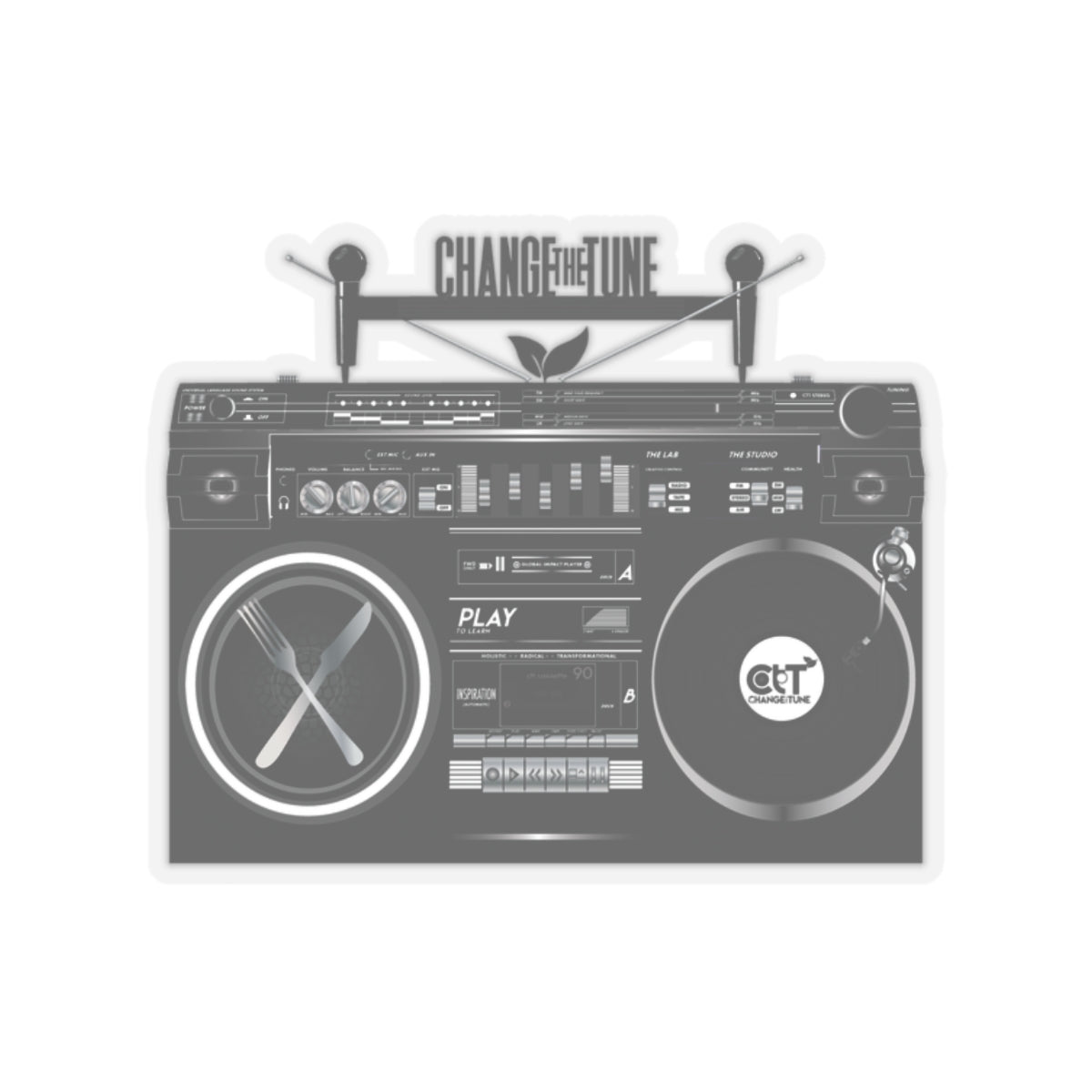 Black Movement 2.0 Sticker